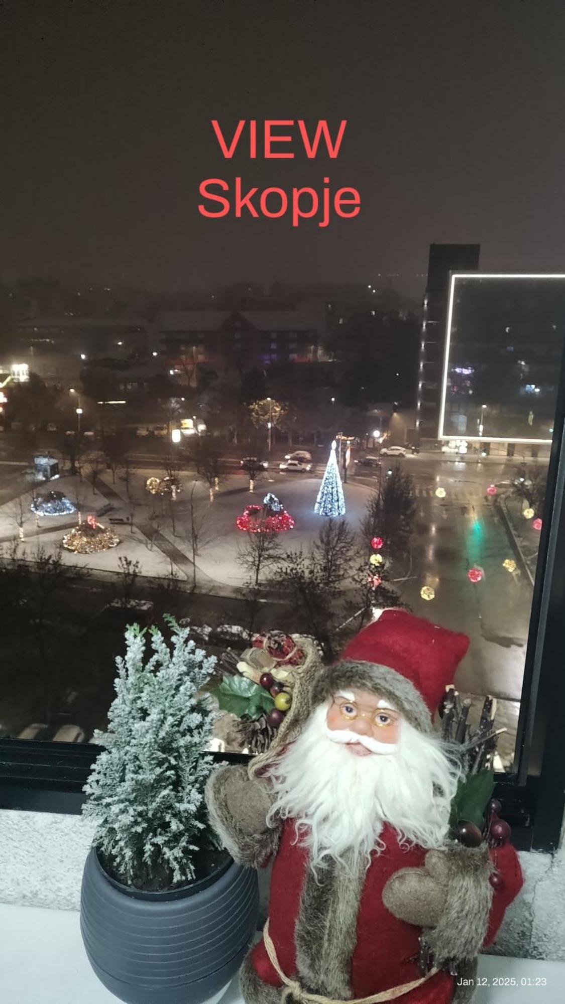 View Lejlighed Skopje Eksteriør billede